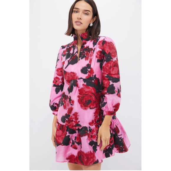 Tuckernuck Dresses & Skirts - Tuckernuck Cherie Blossom Jacquard Palmerston floral ruffled dress NWT